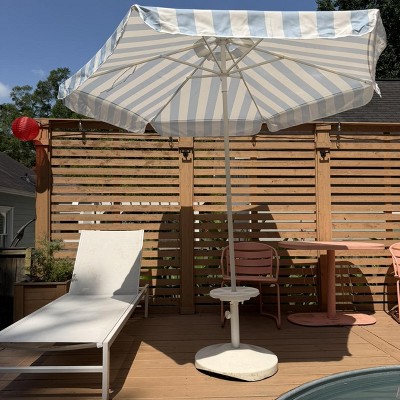 clearance patio table with umbrella hole Amazon.com : BIQWBIC 32" Patio Table with with Umbrella Hole, Round Outdoor  Dining Table Bistro Table with Glass Table Top, All Weather Small Outdoor  Table for Pool, Lawn, Backyard, Balcony : Patio,