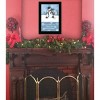 Gulches Series "Trendy Snowman" in by Diane Arthur 1 Piece Black Frame Printed Wall Art Modern Poster Art Print 14 in. x 1 in. - 3 of 4