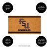 Evergreen Florida State University Natural Coir 28 x 16 Inches Indoor Outdoor Doormat - 3 of 4