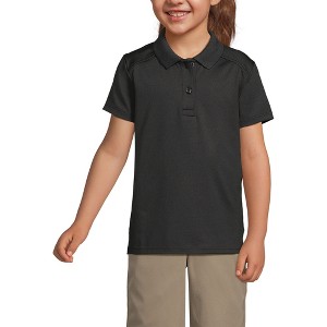 Lands' End School Uniform Kids Short Sleeve Feminine Fit Rapid Dry Polo Shirt - 1 of 4