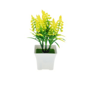 Unique Bargains Artificial Plants 7-Branch Pine Cone Plastic 4.33"x4.33"x6.69" 1 Pcs - 1 of 4
