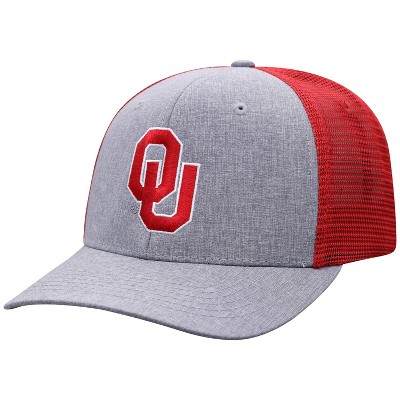 NCAA Oklahoma Sooners Men's Gray Chambray with Hard Mesh Snapback Hat