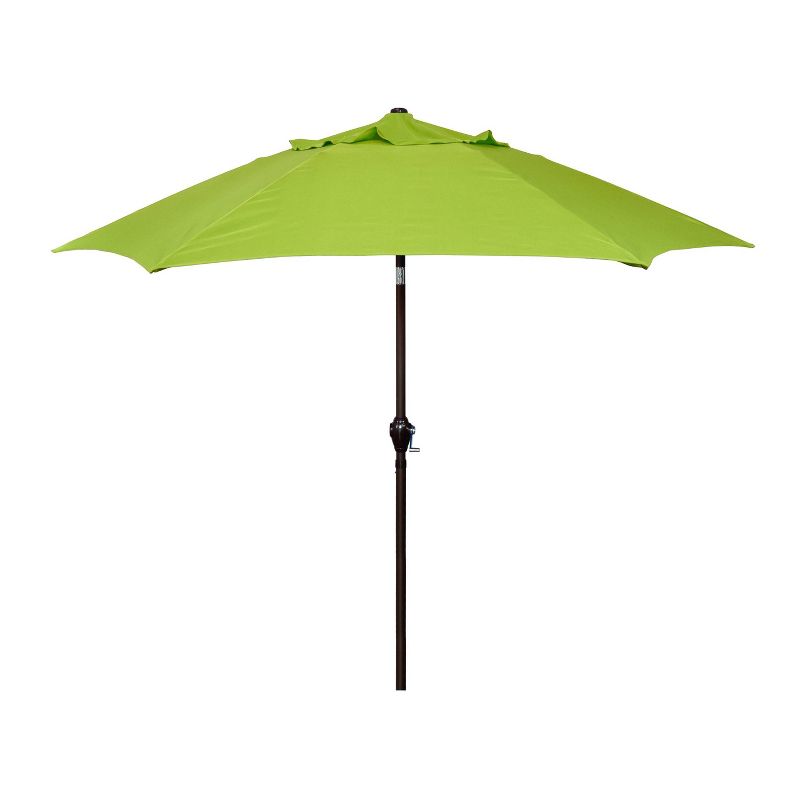 9&#39; x 9&#39; Aluminum Market Patio Umbrella with Crank Lift and Push Button Tilt Lime Green - Astella, 1 of 8