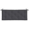 vidaXL Garden Bench Cushion Melange Anthracite 47.2"x19.7"x2.8" Fabric - 4 of 4