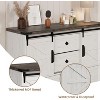 45" Farmhouse Dresser - 4 Drawers & Sliding Barn Doors, TV Stand for Bedroom & Living Room - 4 of 4