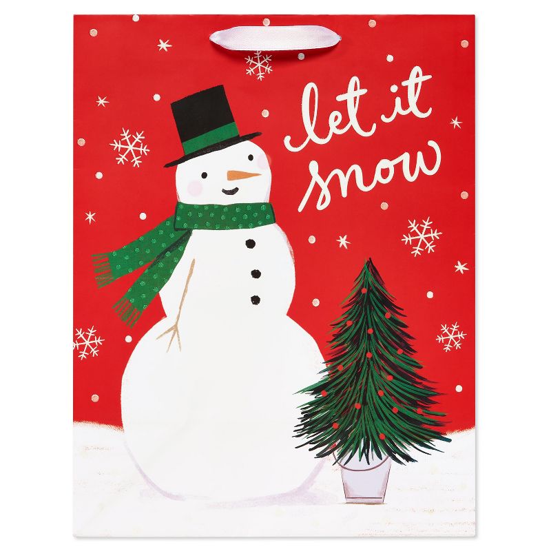 Large 13&#34; Let It Snow Christmas Gift Bag, 3 of 6