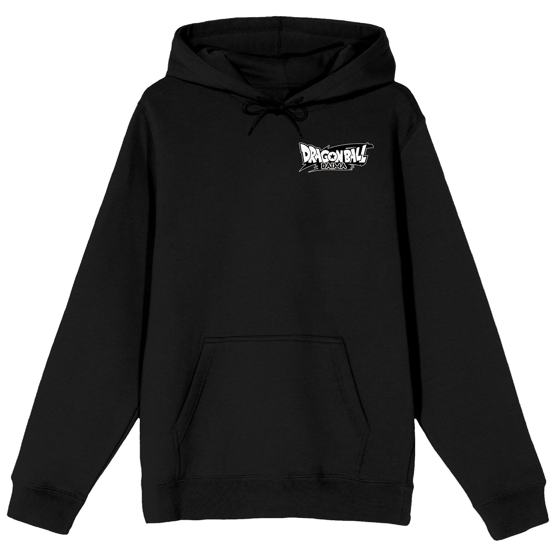 Dragon Ball Daima Son Goku Adult Black Long Sleeve Hooded Sweatshirt