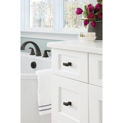 Black Bronze T-Handle Cabinet Knob with Mounting Hardware