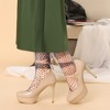 Allegra K Women's Platform Round Toe Ankle Strap Stiletto High Heel Pumps - 2 of 4