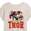 Women's - Marvel - Thor Collegiate Oversized Graphic T-Shirt - 2 of 4