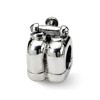Black Bow Jewelry Sterling Silver Scuba Tanks Bead Charm - 2 of 4