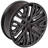 OE Wheels CV37 22 Inch Rim Fits Sierra 1500 Style 6x139.7 22x9 Satin Black with Milled Edge - Hollander 5906 (1) - 4 of 4