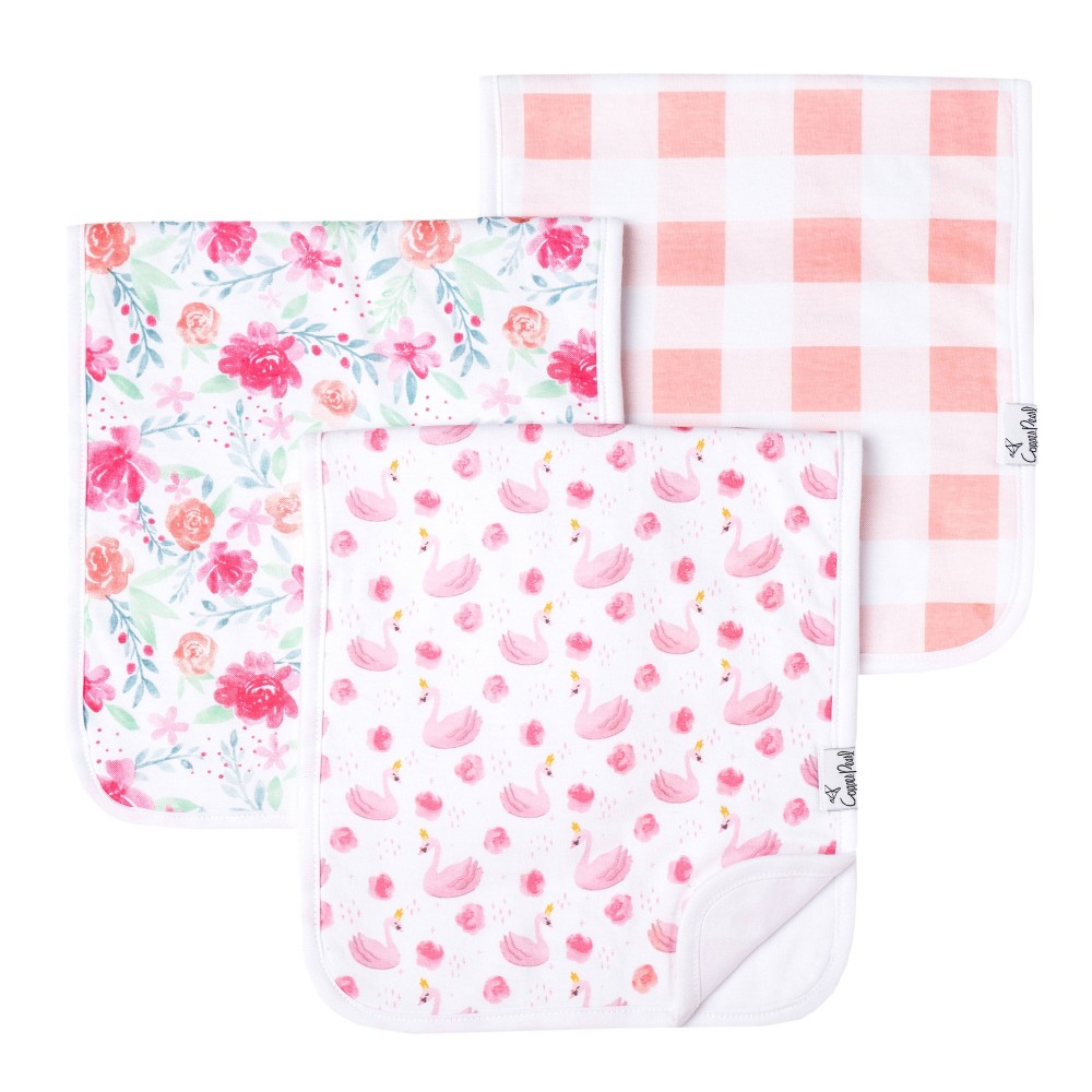 Copper Pearl Burp Cloths - June - 3pc