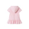 Andy & Evan  Infant  Pink Flower Hooded Terry Cover-Up - 2 of 2