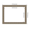 Amanti Art Angled Bronze Framed Dry Erase Magnetic Board - 3 of 4