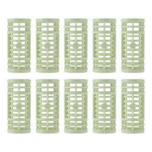 Unique Bargains Women's Heatless Voluminous Hair Roller 2.48"x0.98" 10 Pcs - 1 of 4