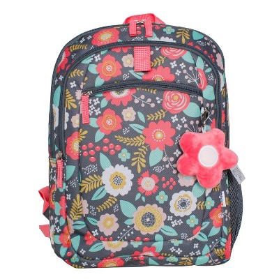 Pink Flowers Kids Toddler Backpack Lightweight School Book Bag for