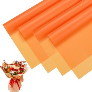 Unique Bargains Waterproof Floral DIY Vibrant Colors Flower Wrapping Paper 1 Pc - 1 of 4