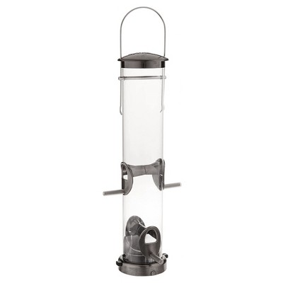 Aspects Quick-Clean Seed Tubes, Brushed Nickel, Medium, 4 Ports