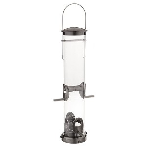 Aspects Quick-Clean Seed Tubes, Brushed Nickel, Medium, 4 Ports - 1 of 3
