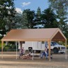 EROMMY Carports 10X20 Heavy Duty (Sidewalls Only) - 4 of 4