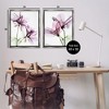 Stupell Industries Purple Flower Bloom Design 2pc Floating Frame Art Set - 3 of 4