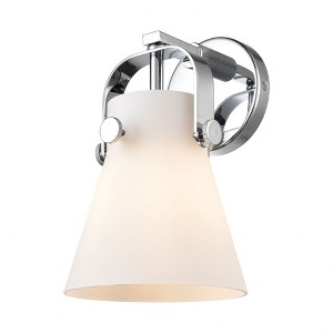Pilaster II Cone - 1 Light Wall Sconce In Industrial Style-9.75 Inches Tall and 6.5 Inches Wide - 1 of 1