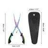 Unique Bargains Fishing Pliers Freshwater Fishing Pliers Needle Nose Pliers Fishing 1 Set - 2 of 4
