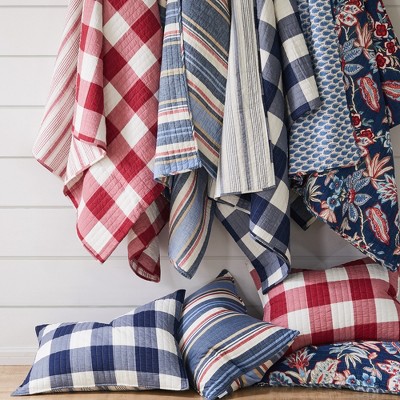 Oliver's Adventure Full Cotton Quilt Set in Blue and White for Boys