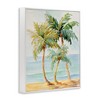 Stupell Industries Tropical Palm Trees on Sand Framed Giclee Art - 2 of 4