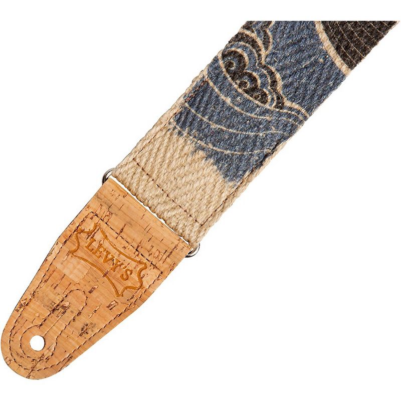 Levy's MH8P 2 inch Wide Hemp Guitar Strap, 4 of 5