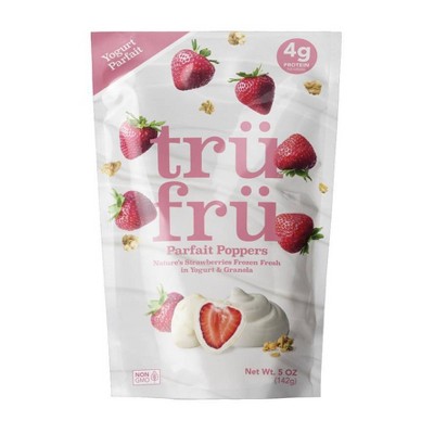 Tru Fru Parfait Poppers Frozen Strawberries in Yogurt &#38; Granola - 5oz_1