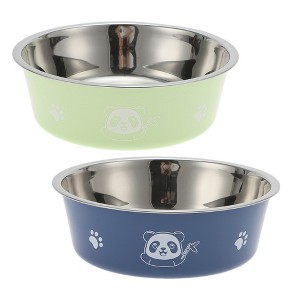 Unique Bargains Non-Skid Extra Large Pet Bowl 7.87" Dia - 1 of 4