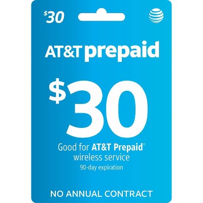 AT&T $30 Prepaid Phone Card (Email Delivery)