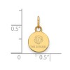 Black Bow Jewelry 14k Yellow Gold The Citadel Bulldogs NCAA Extra Small Pendant - 2 of 3