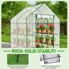 Karl Home | 56 in. W x 56 in. D x 77 in. H PE-Covered Portable Greenhouse - 3 of 4