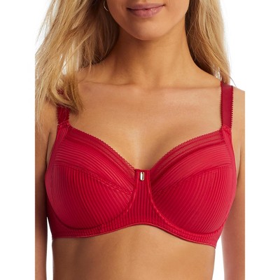 Bali Women's One Smooth U Lace Minimizer Bra - DF3386 38DD Nightfire Red