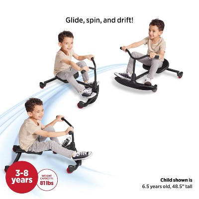 Radio Flyer Black Steel Stingray Ride-On with Adjustable Seat