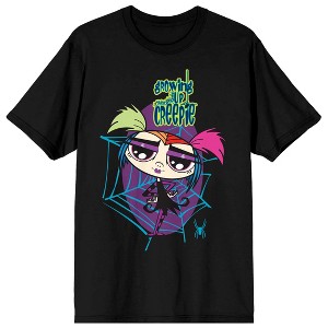 Growing Up Creepie Creepella Creepie Character Women's Black Short Sleeve Crew Neck Tee - 1 of 3