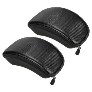 Unique Bargains EVA Shockproof Hard Snowboard Skiing Goggle Cases Black 8.66" x 5.51" - 1 of 4