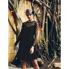 Allegra K Women's Heart Mesh Sheer Long Sleeve Gothic Cocktail Skater Party Dress - image 2 of 4