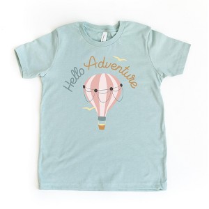 The Juniper Shop Hello Adventure Balloon Girls Short Sleeve Tee - 1 of 2