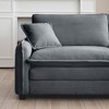 NicBex Couches for Living Room Large Deep Seat 2 Seater Sofa Couch Comfort Corduroy Upholstered Sofa With 4 Pillows for Bedroom - 4 of 4