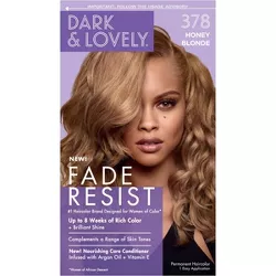 Dark and Lovely Fade Resist Permanent Hair Color - 6 fl oz - 378 Honey Blonde