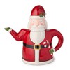 Certified International 28oz Nutcracker Parade 3D Santa Teapot - 2 of 4