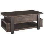 Vailbry Lift Top Cocktail Table Brown - Signature Design by Ashley
