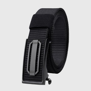 Anna-Kaci Women's Nylon Tactical Belt with Zinc Alloy Automatic Buckle Heavy-Duty Outdoor & Casual Belt - 1 of 4
