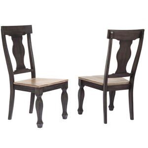 Alleyton Wood Dining Chair – Set Of 2 - 1 of 3