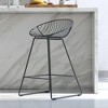 Ellis Wire Counter Height Barstool - CosmoLiving by Cosmopolitan - image 2 of 4