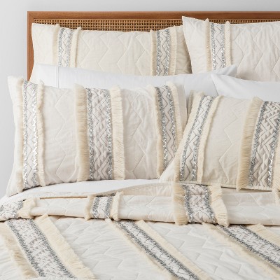 White Moroccan Wedding Bedding Collection Opalhouse Target